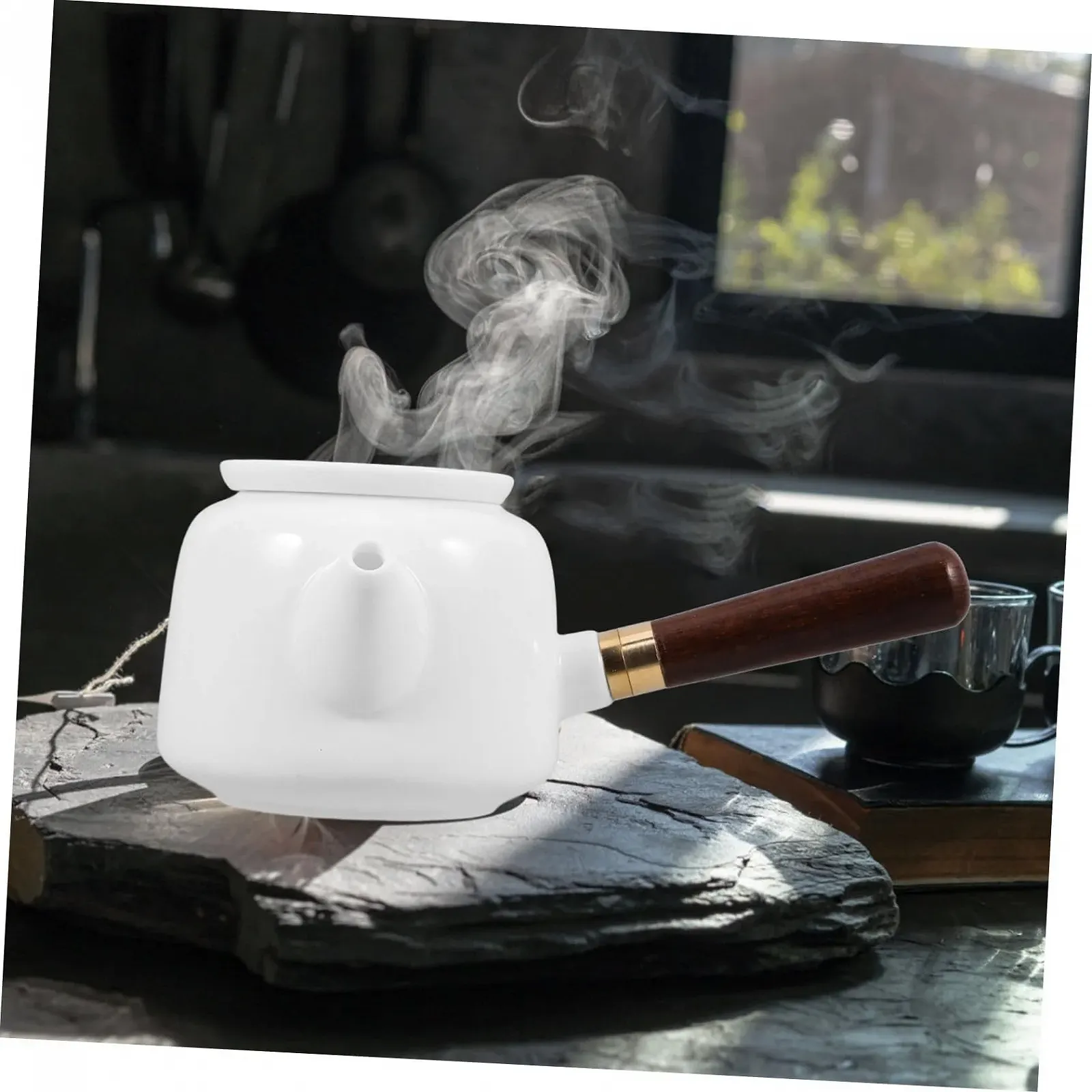 Чайник-заварник PartyKindom  з термостійкою бічною ручкою, ергономічний, міцний і легко миється для китайського чаю кунг-фу та приватних чайних церемоній, фото №6