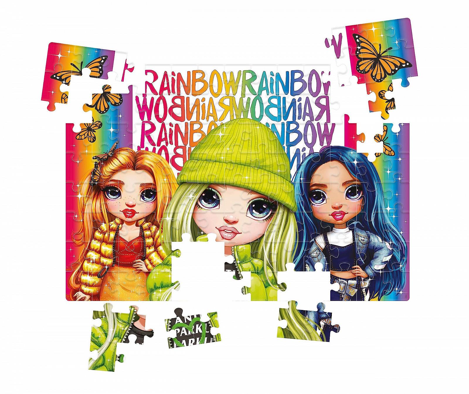 Пазл Clementoni Supercolor Puzzle Brilliant Rainbow High 20342 104 элемента, фото №5
