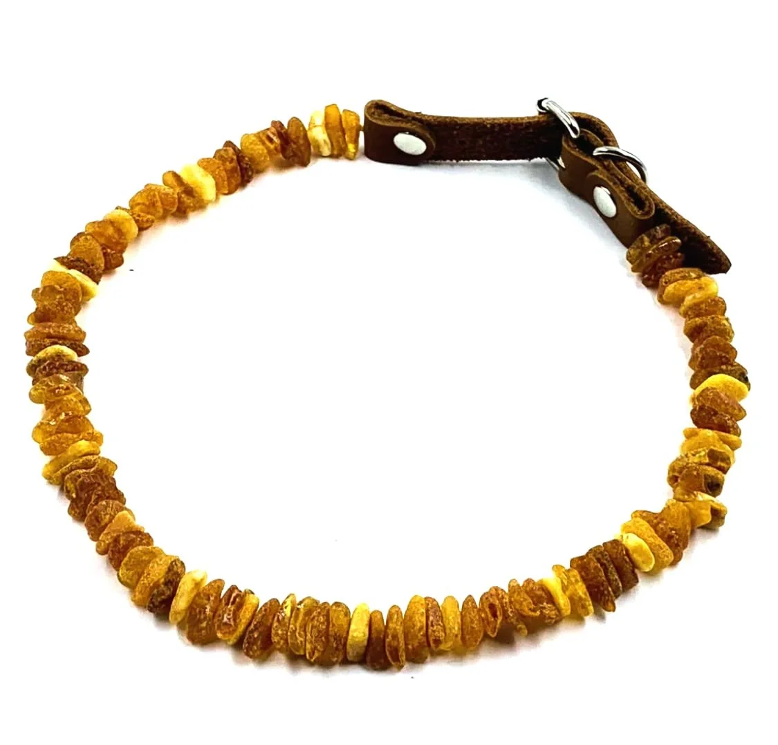 Нашийник Amber Natural Baltic Amber Raw Beads 55-60 см, фото №2