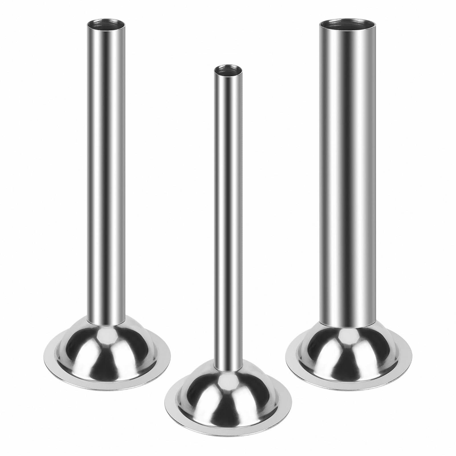 Насадки для ковбас 12 mm, 19 mm, 32 mm нержавіюча сталь 3 шт., фото №1