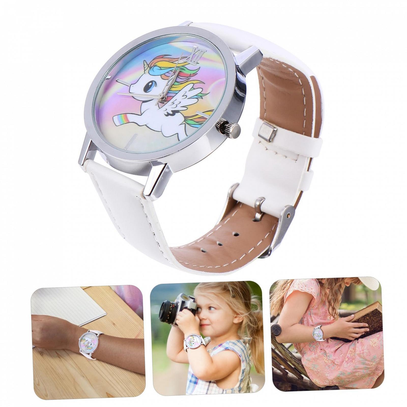 Годинник кварцовий Healvian Einhorn мультяшний регульований для жінок, фото №5