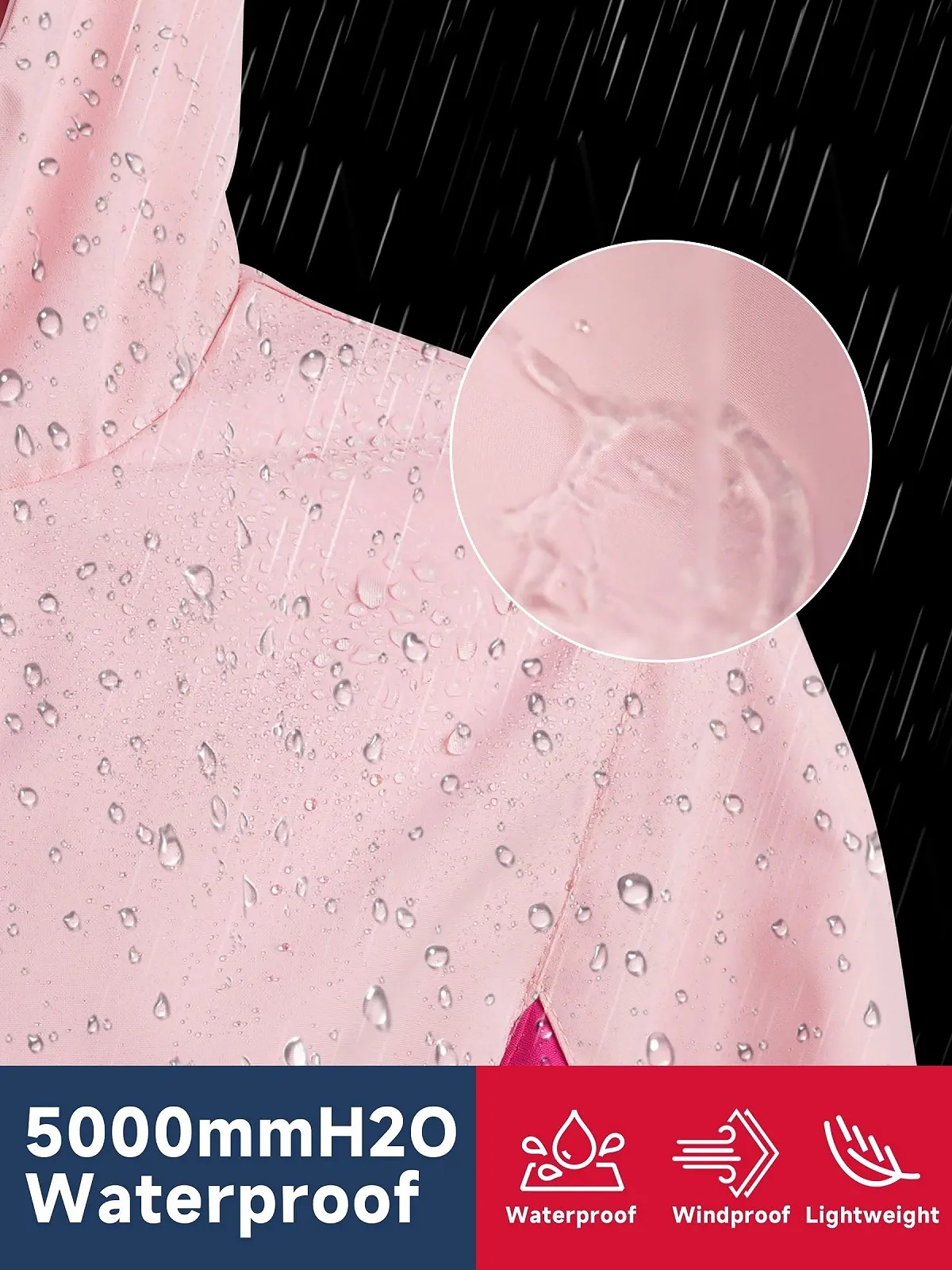 Дитяча дощова куртка LAUSONS, водонепроникна куртка для активного відпочинку, фото №5