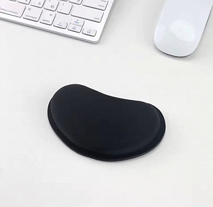 Эргономичный коврик для мыши NPK с подставкой под запястье Черный synthetic.ua - Фото 1