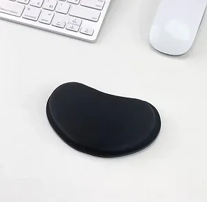 Эргономичный коврик для мыши NPK с подставкой под запястье Черный synthetic.ua - Фото 1
