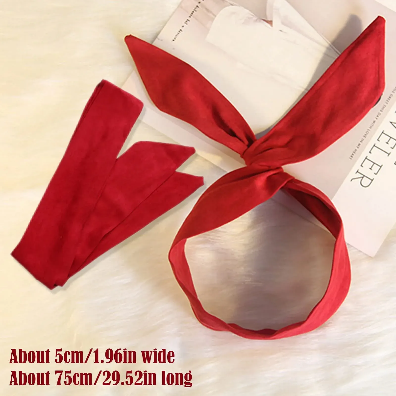 Пов'язка на голову з бантом Вінтажна Жіноча, фото №3