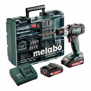Дрель Metabo BS 18 L Bohrschrauber-SET 2 x 2,0 AH 18 V - Фото 1