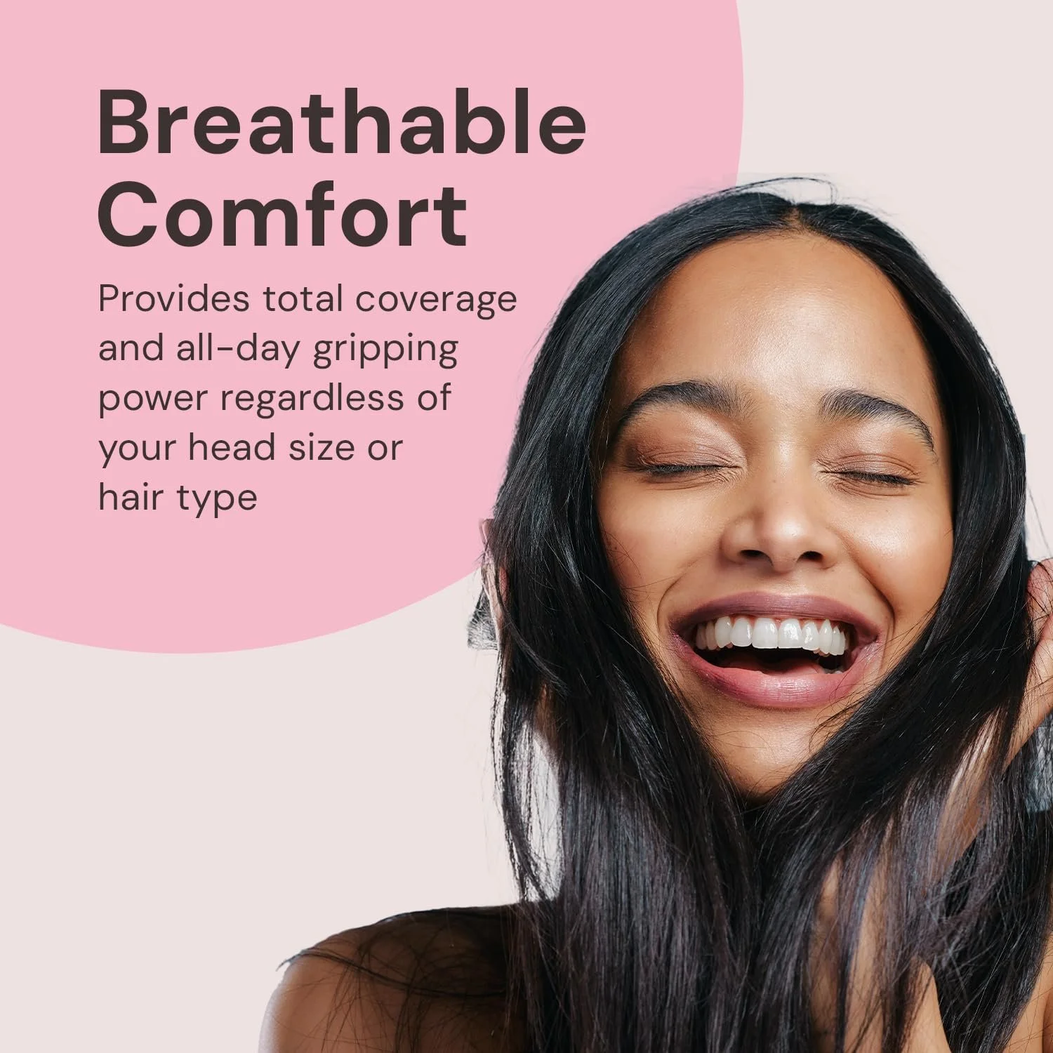 Пов'язка-шапка Milano Collection GripCap All-in-1 WiGrip Tan, фото №4