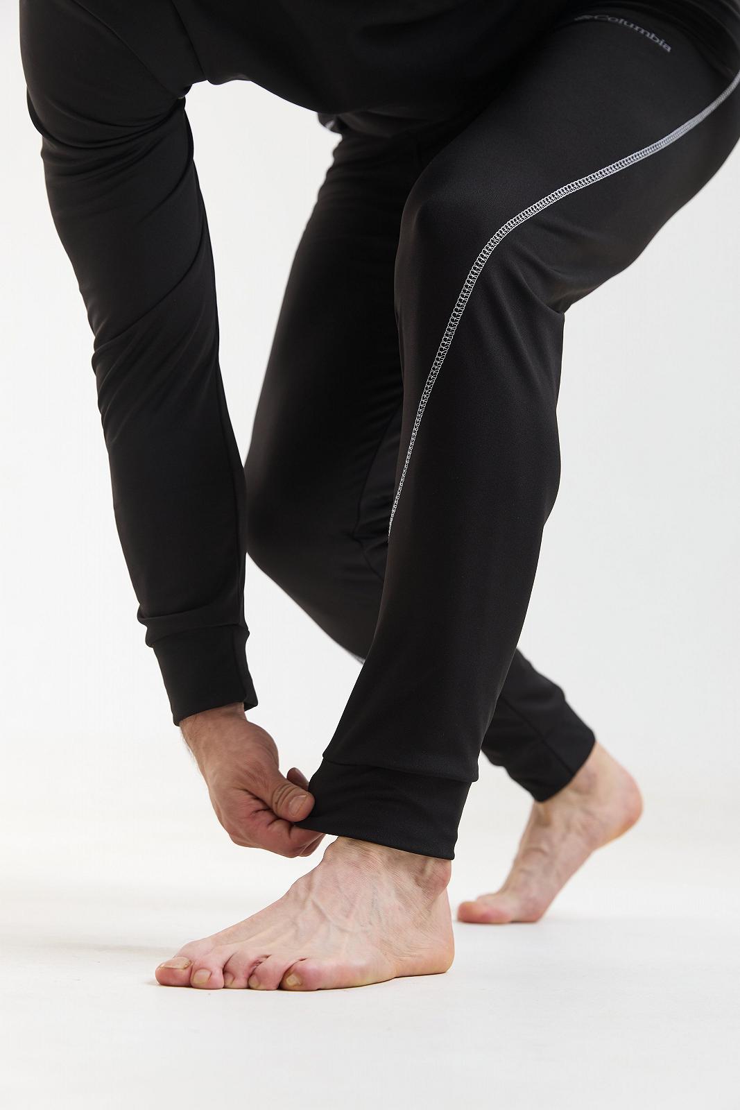 Термобілизна чоловіча Columbia чорний комлпект зимовий на флісі Коламбія, фото №5