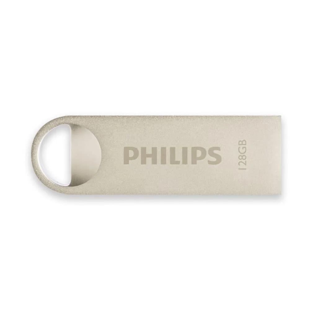 USB-флеш-накопичувач Philips Moon Edition 128GB USB 2.0 Aluminum Silver, фото №3