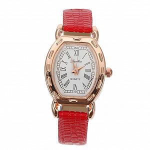 Жіночий годинник Прямокутний LIFKOME Вінтажний Кварцовий з римськими цифрами Чорний - Фото 1