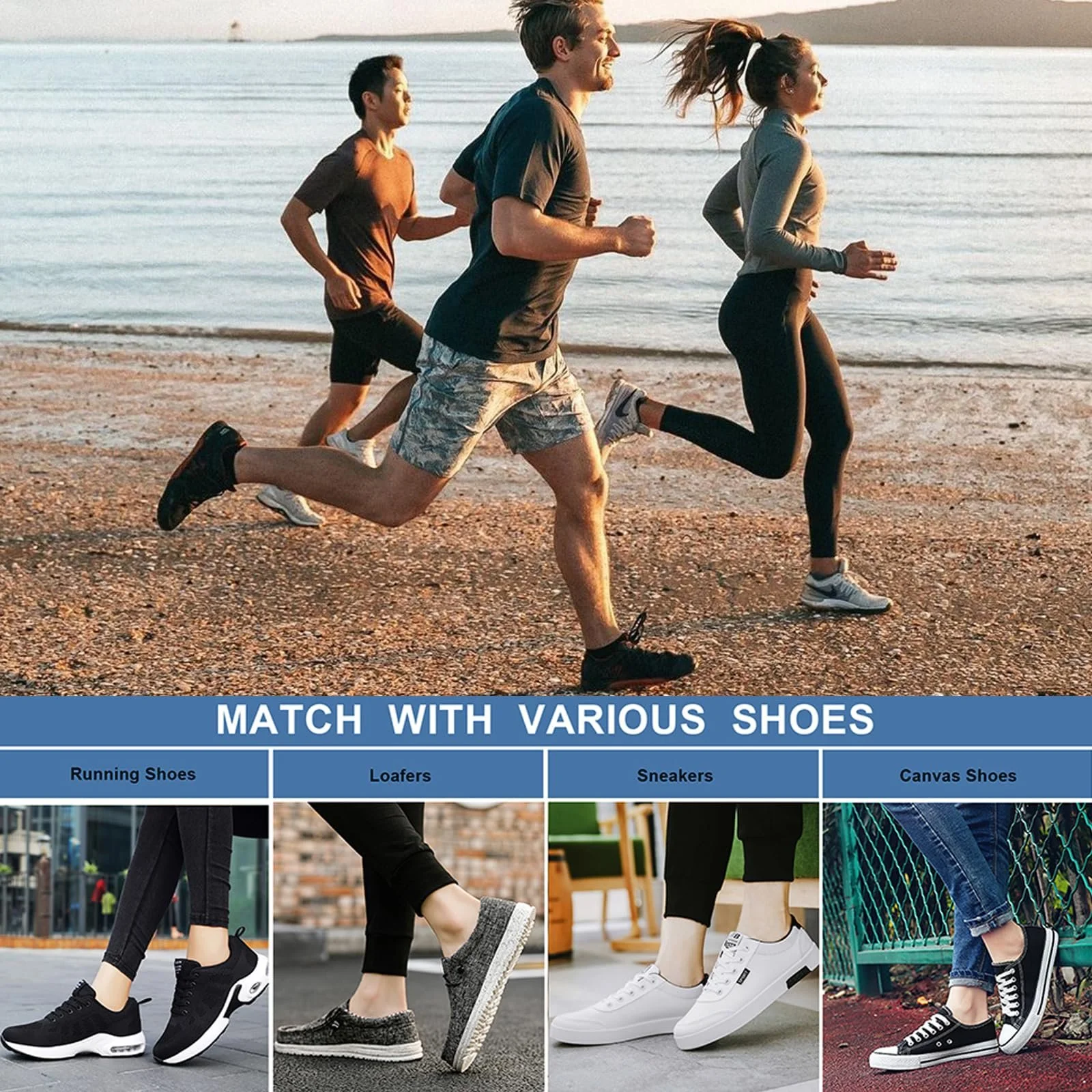 Підслідки Runmeihe Безшовні 8 пар Бавовна, фото №7 Підслідки Runmeihe Безшовні 8 пар Бавовна, фото №7