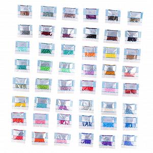 Стразы Healeved, круглые кабошоны из смолы, 48 шт. - Фото 1