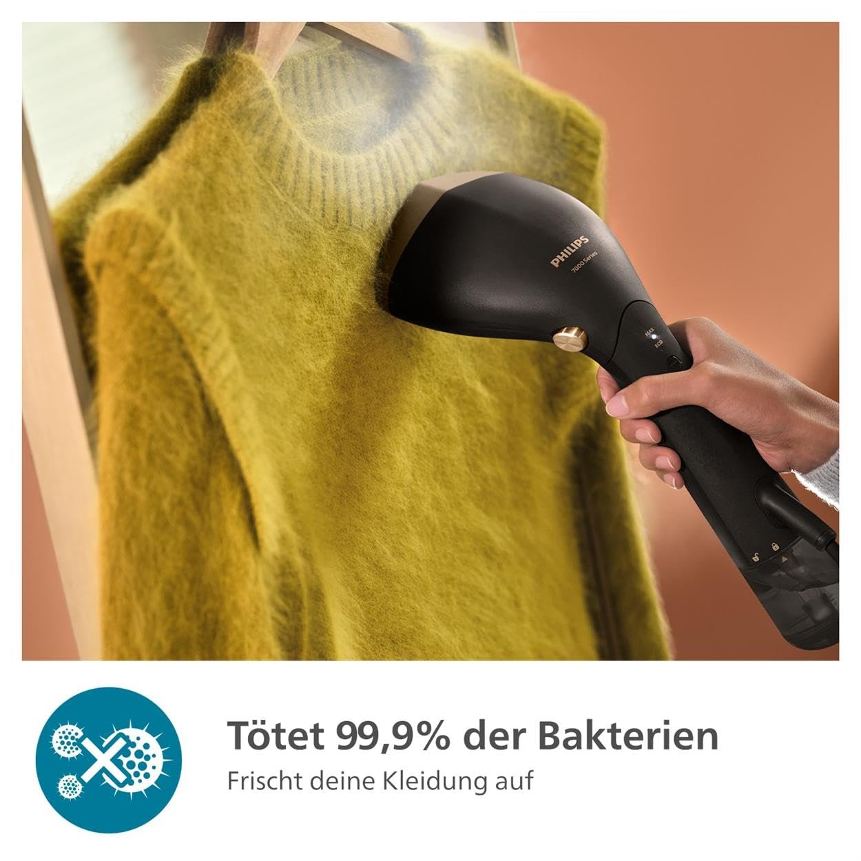 Вертикальний відпарювач Philips 7000 Series STH7060/80 1500 Вт 28 г/хв, фото №6