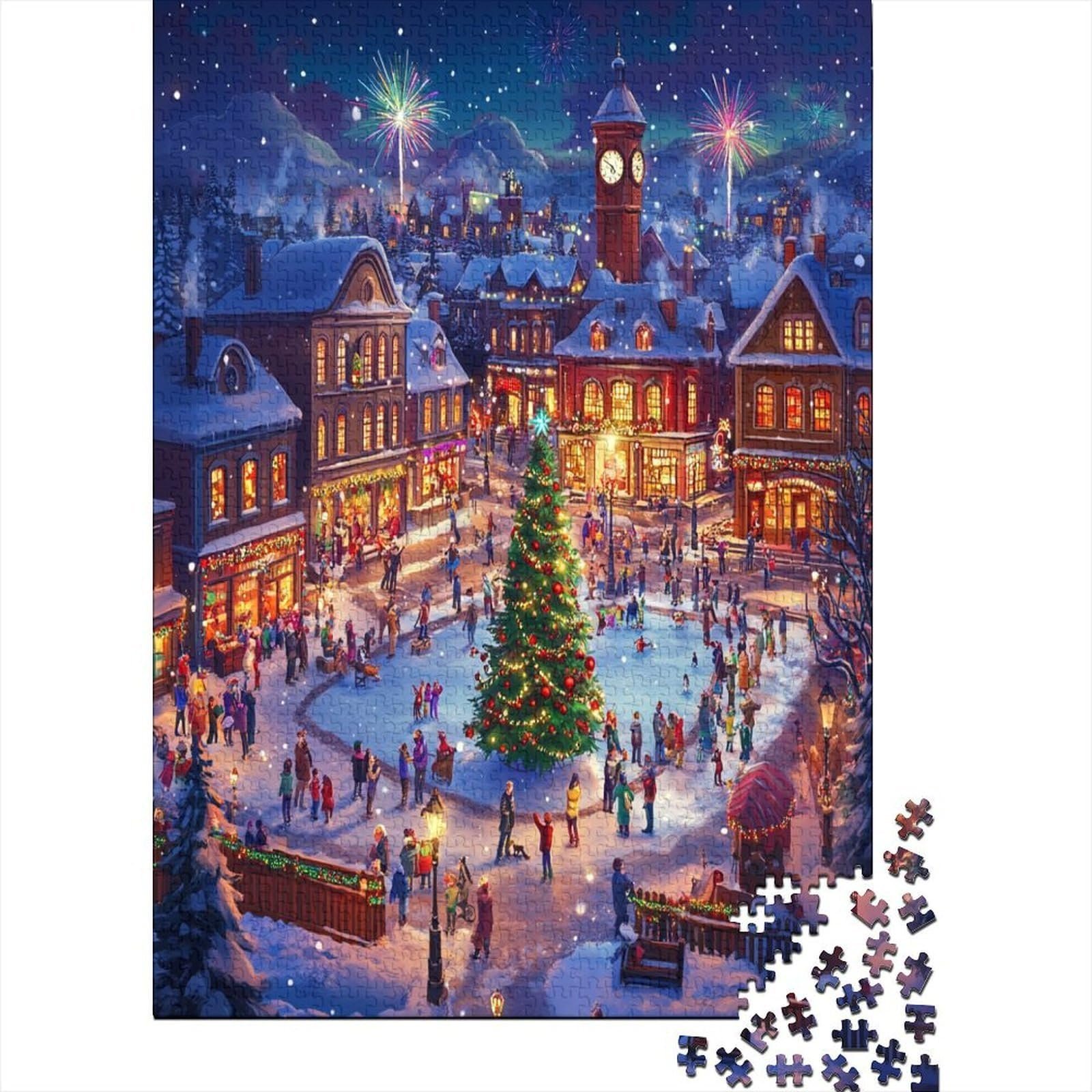 Пазл Christmas Tree 1000 деталей 38 x 26 см, фото №2