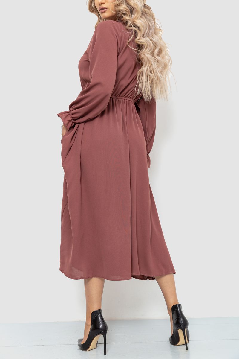 Платье нарядное цвет сливовый 204R601, фото №4