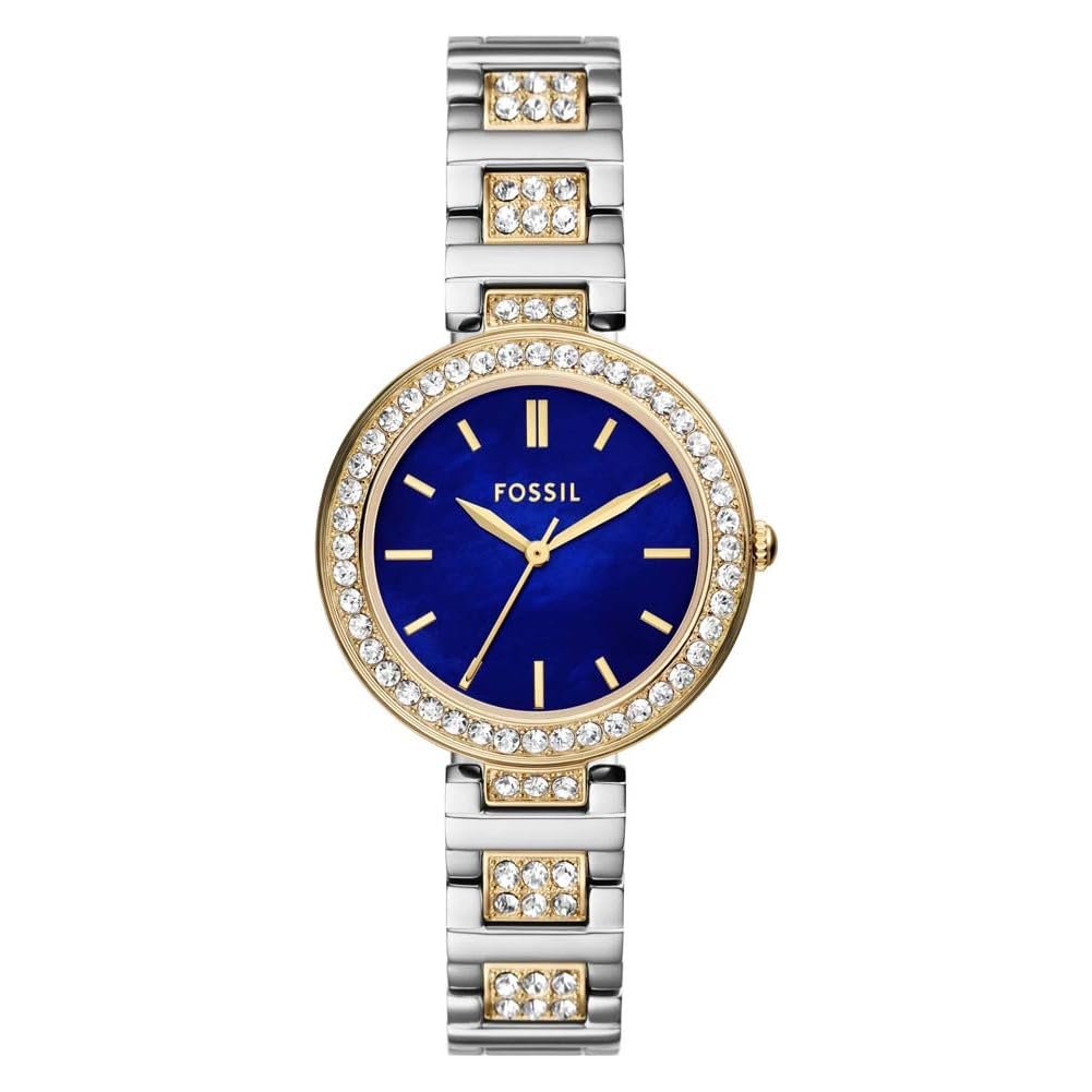 Женские аналоговые кварцевые часы Fossil BQ3944 с браслетом из нержавеющей стали, фото №1