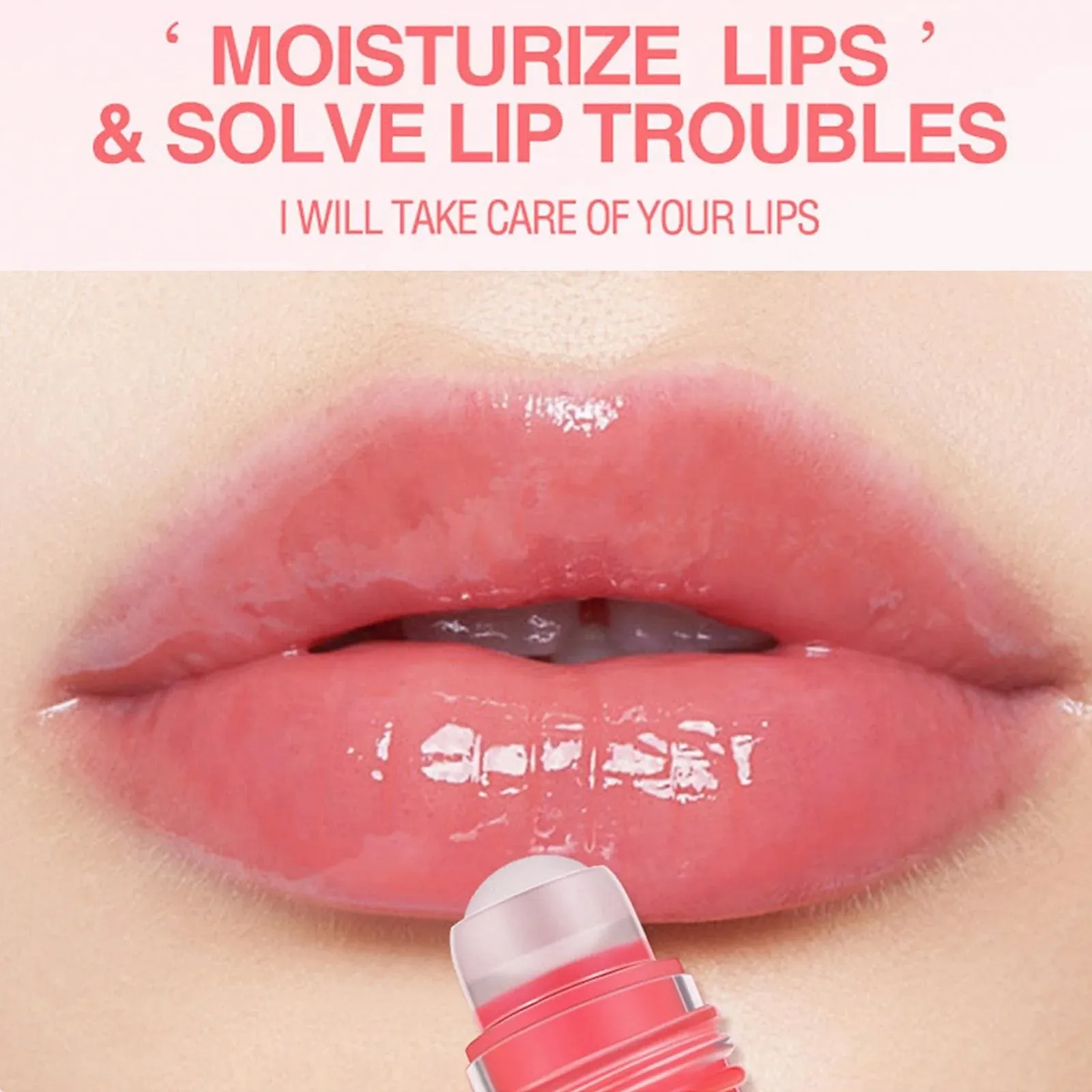 Масло для губ, увлажняющее масло для губ для девочек, набор масел для губ Rolling со вкусом свежих фруктов, увлажняющий бальзам для губ, набор роликовых блесков для губ, прозрачный блеск для губ, фото №4