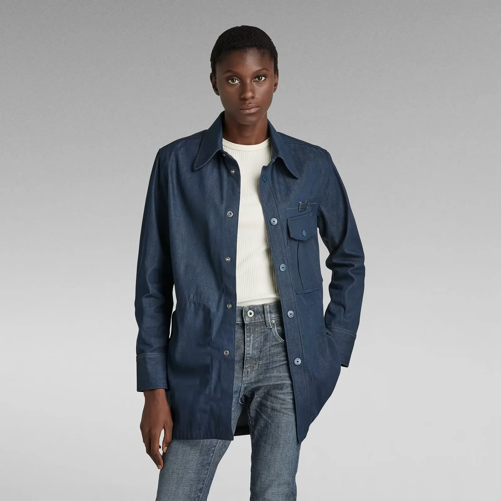 Жіноча сорочка G-Star RAW Naval Collar Overshirt 2.0 - M, фото №2