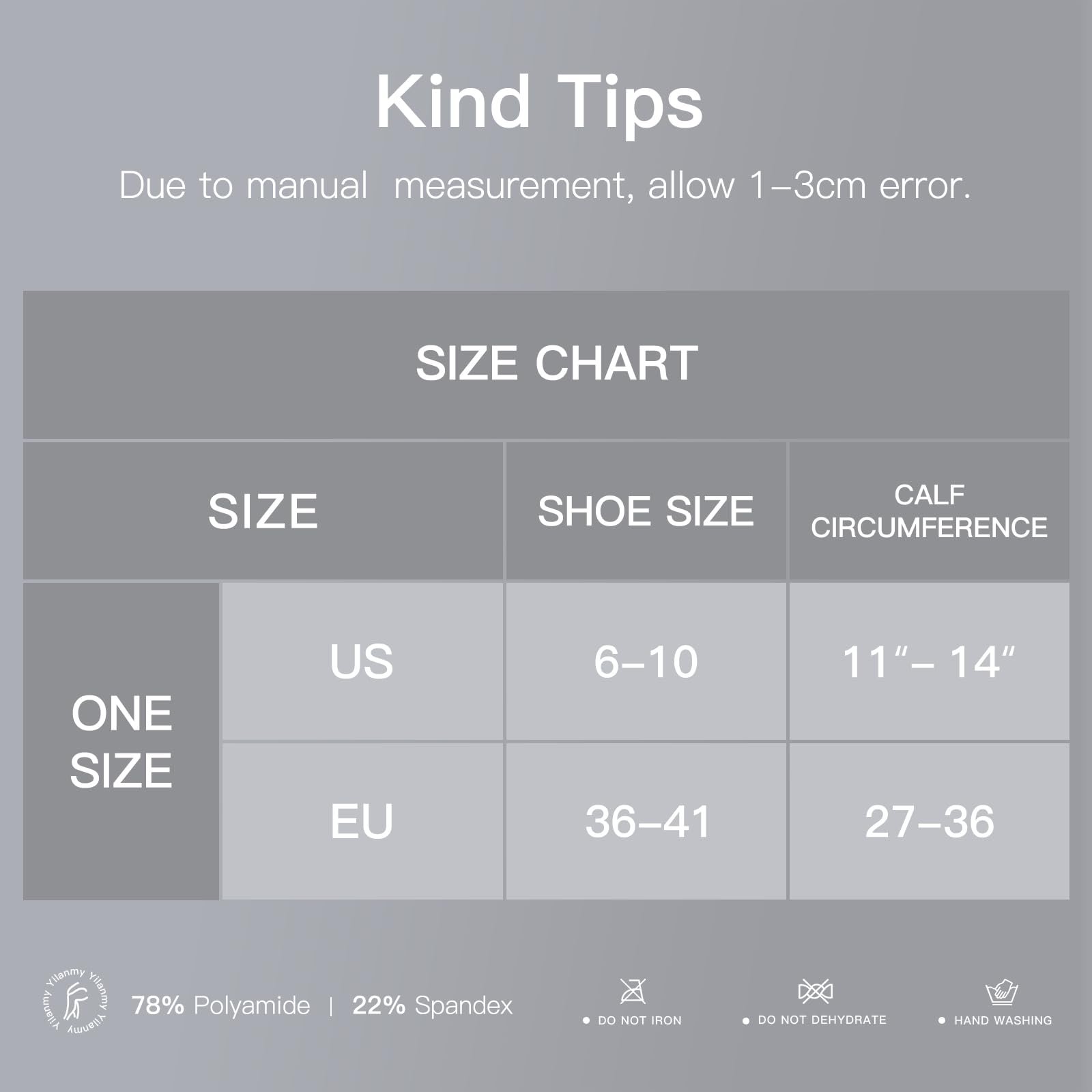 Гольфы Yilanmy 3 пары Женские нейлоновые чулки 40 ден Компрессионные носки, Черный, Натуральный, фото №5