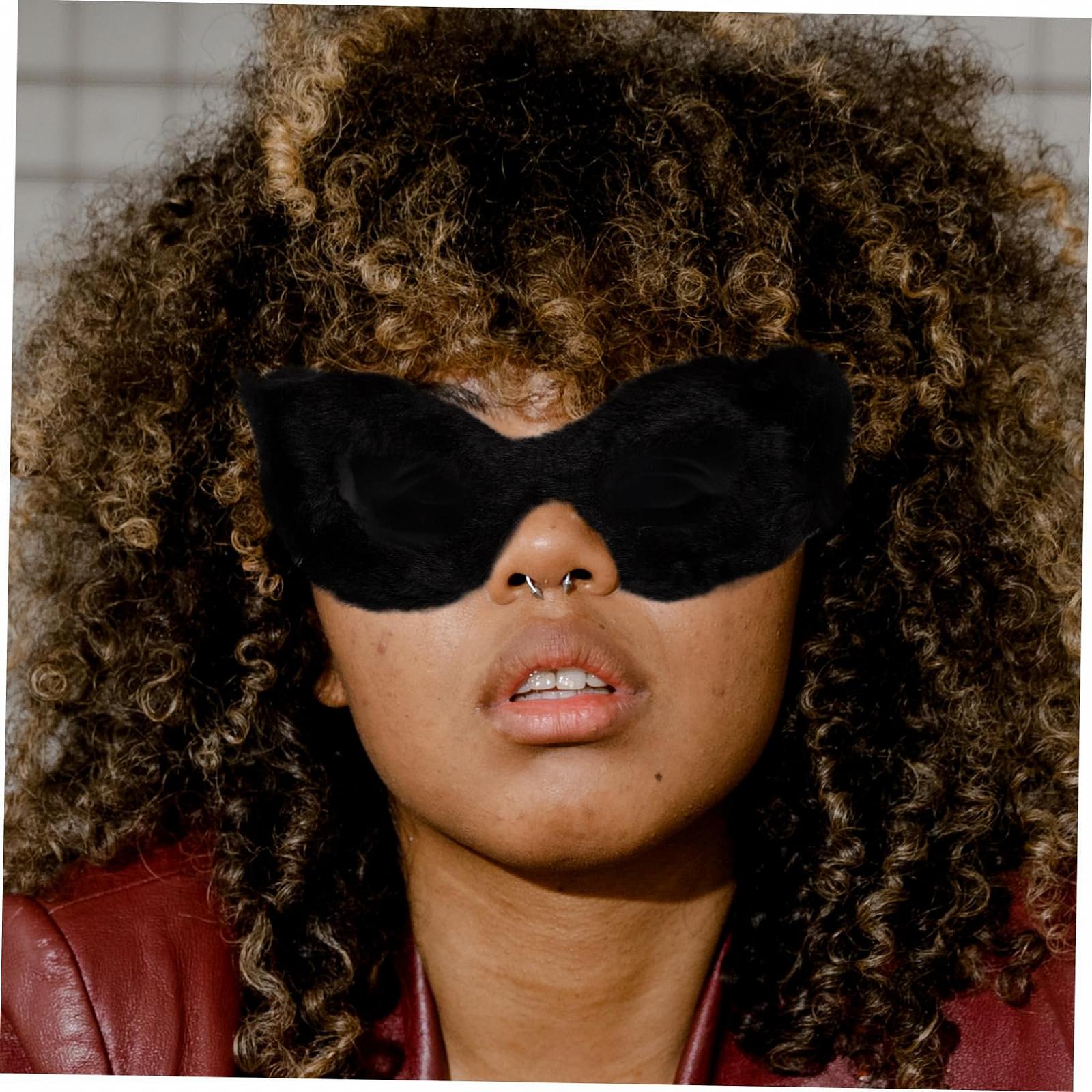 Сонцезахисні окуляри VALICLUD Плюшеві Вечірні Ретро Вінтажні Модні Фланель, фото №7