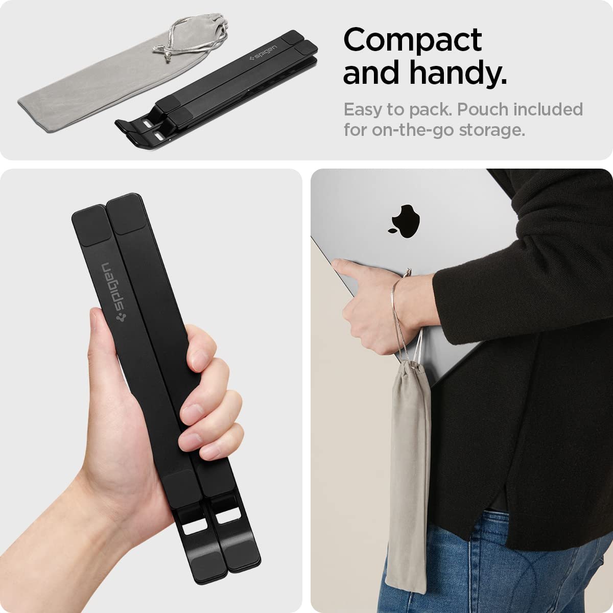 Підставка для ноутбука Spigen Universal Foldable з 6 рівнями сумісна з ноутбуками 10-15.6 дюймів, фото №8 Підставка для ноутбука Spigen Universal Foldable з 6 рівнями сумісна з ноутбуками 10-15.6 дюймів, фото №8