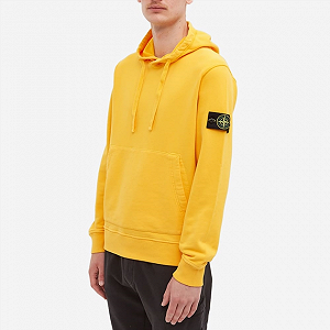 Джемпер stone island hoodie yellow M - Фото 1