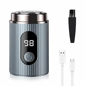 Міні-електробритва LED USB акумуляторна для вологого та сухого гоління - Фото 1