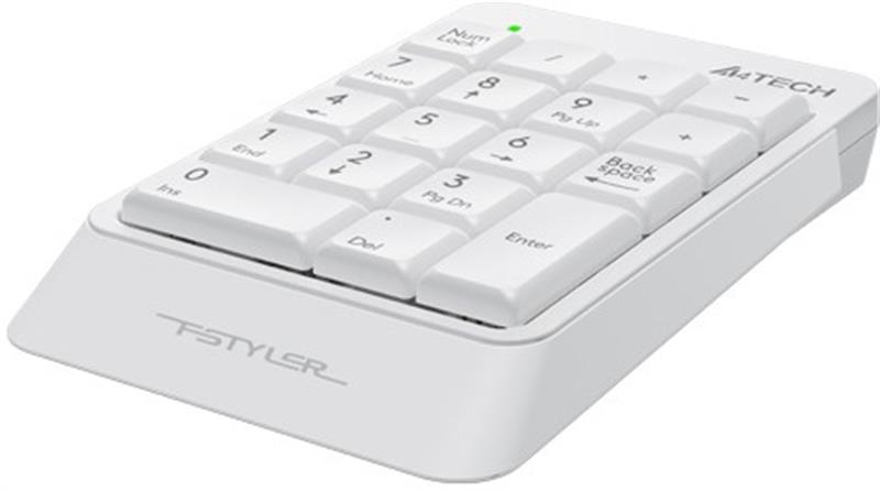 Цифровой клавиатурный блок A4Tech FK13P White USB, фото №3