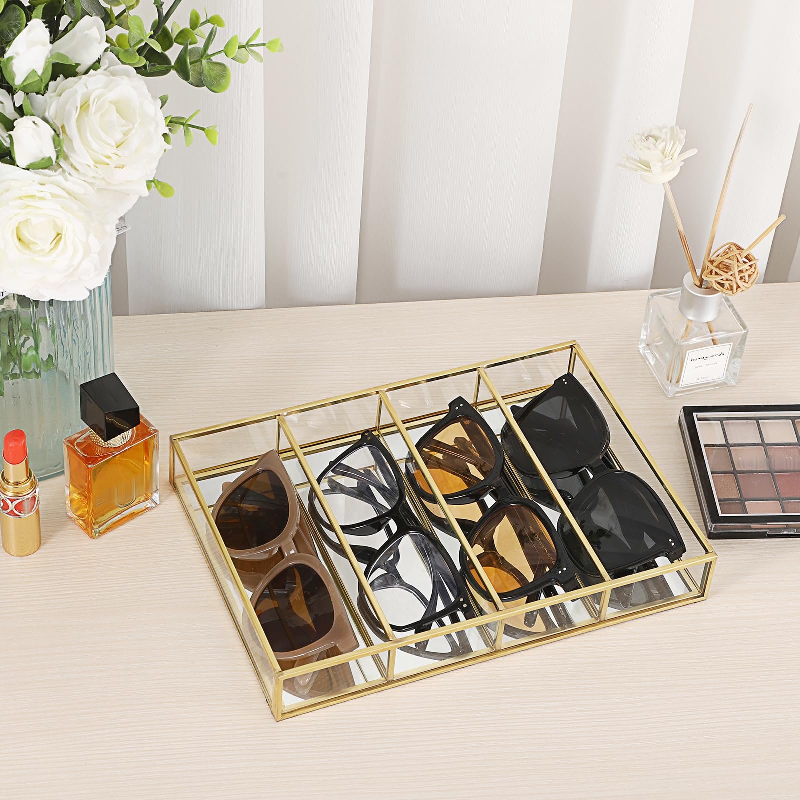 Органайзер для сонцезахисних окулярів SUMTree з 4 відділеннями, фото №4