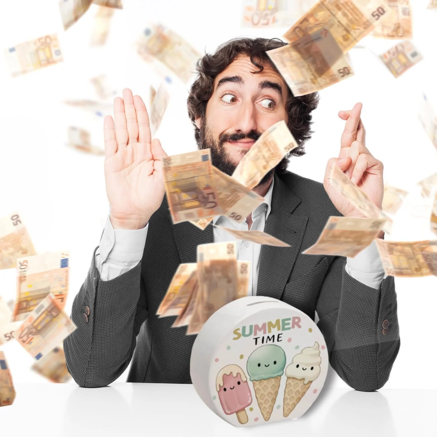 Скарбничка Summer Time Морозиво Kawaii Керамічна, фото №7