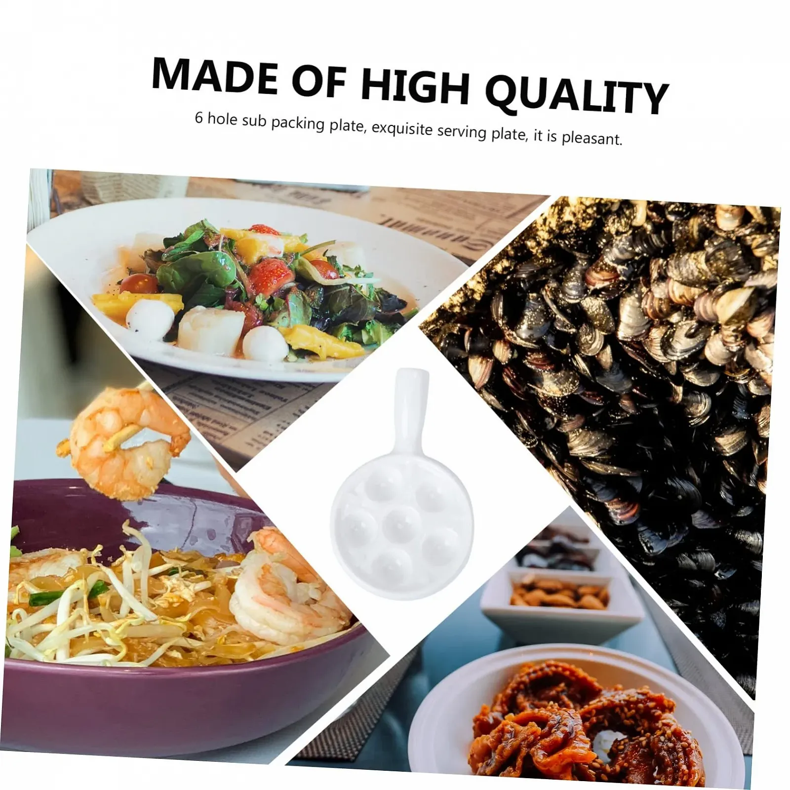 Форма для равликів VALICLUD керамічна на 6 комірок Біла, фото №5 Форма для равликів VALICLUD керамічна на 6 комірок Біла, фото №5