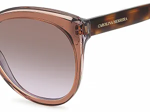 Солнцезащитные очки Carolina Herrera Her 0175/S Unisex, 57, NUX/QR Коричневый Серый synthetic.ua - Фото 1