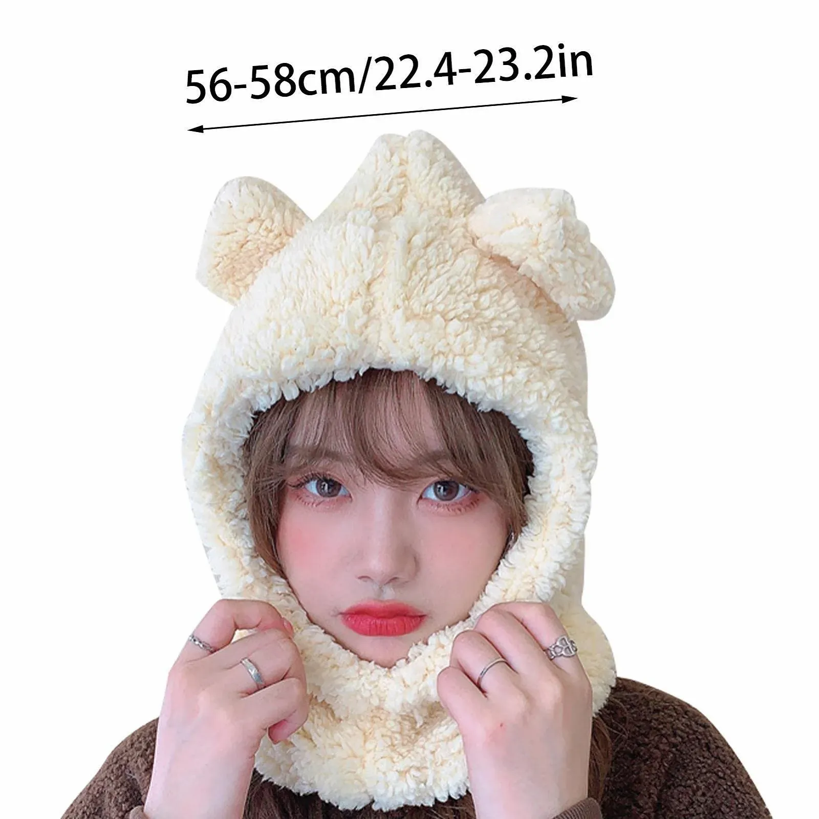 Зимняя шапка-ушанка Aferzov Зверушка Медведь, фото №3