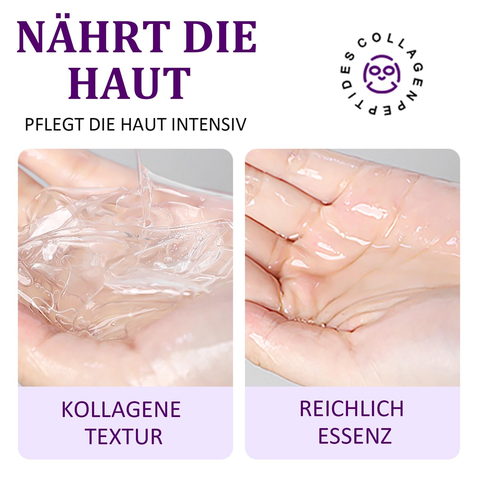 Маска Гелевая Soleneva Collagen для интенсивного увлажнения и антивозрастного ухода, 6 шт, фото №7