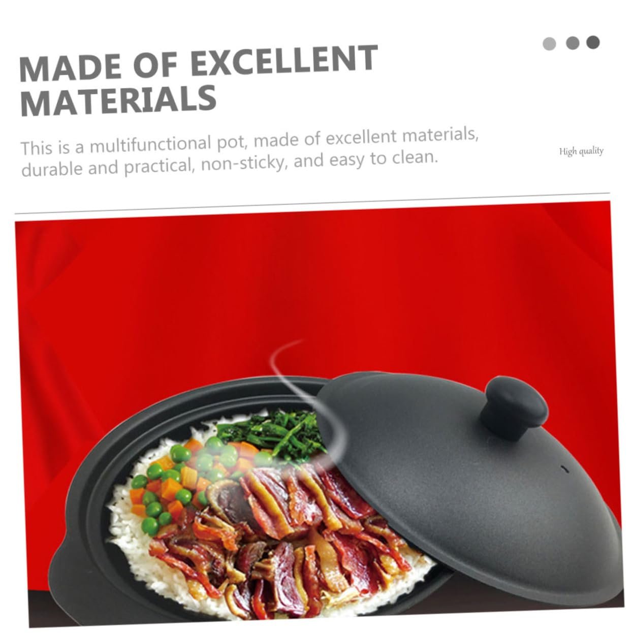 Гусятниця для запікання SOLUSTRE чавунна з кришкою, фото №3