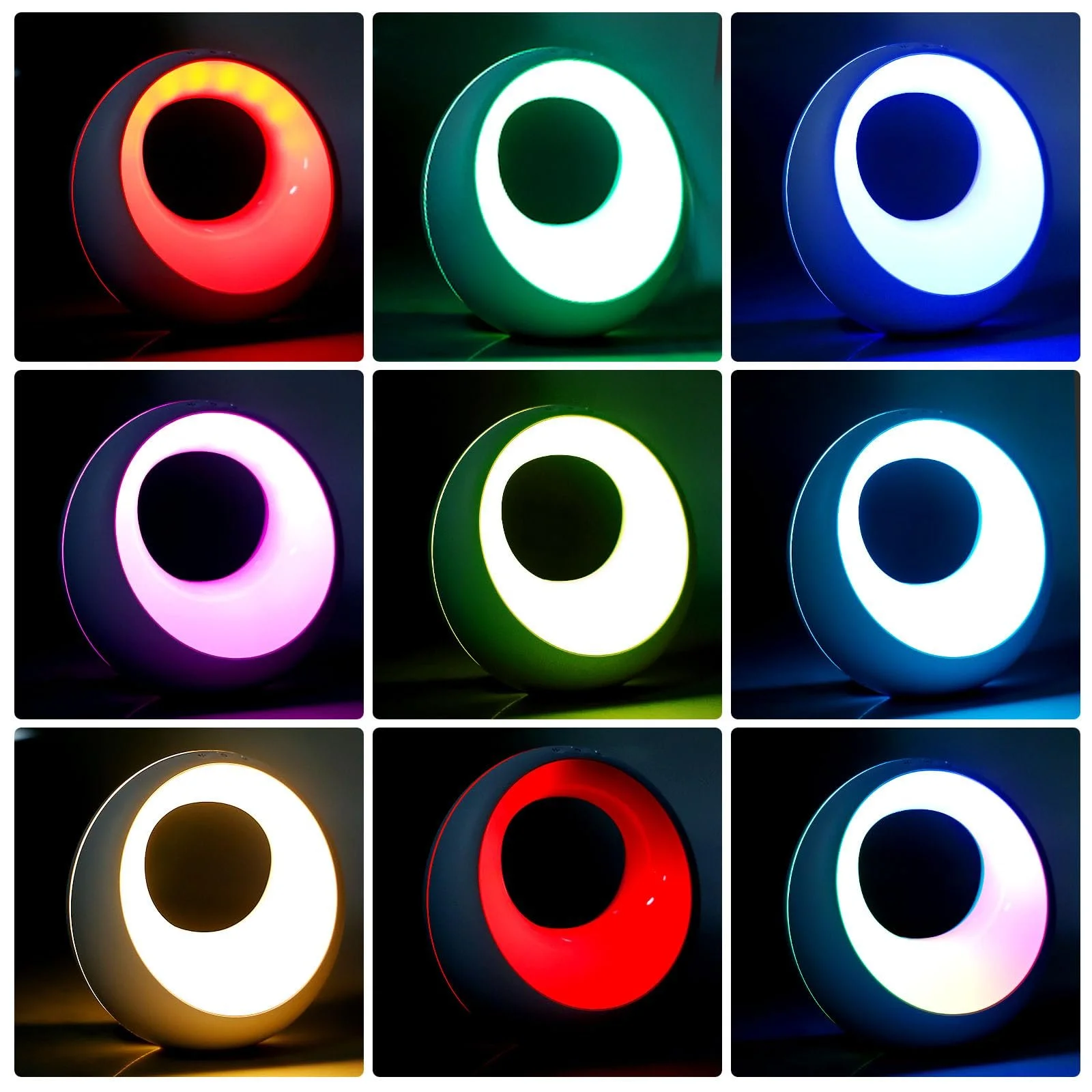 Настільна світлодіодна лампа RGB Сенсорна з пультом, фото №3