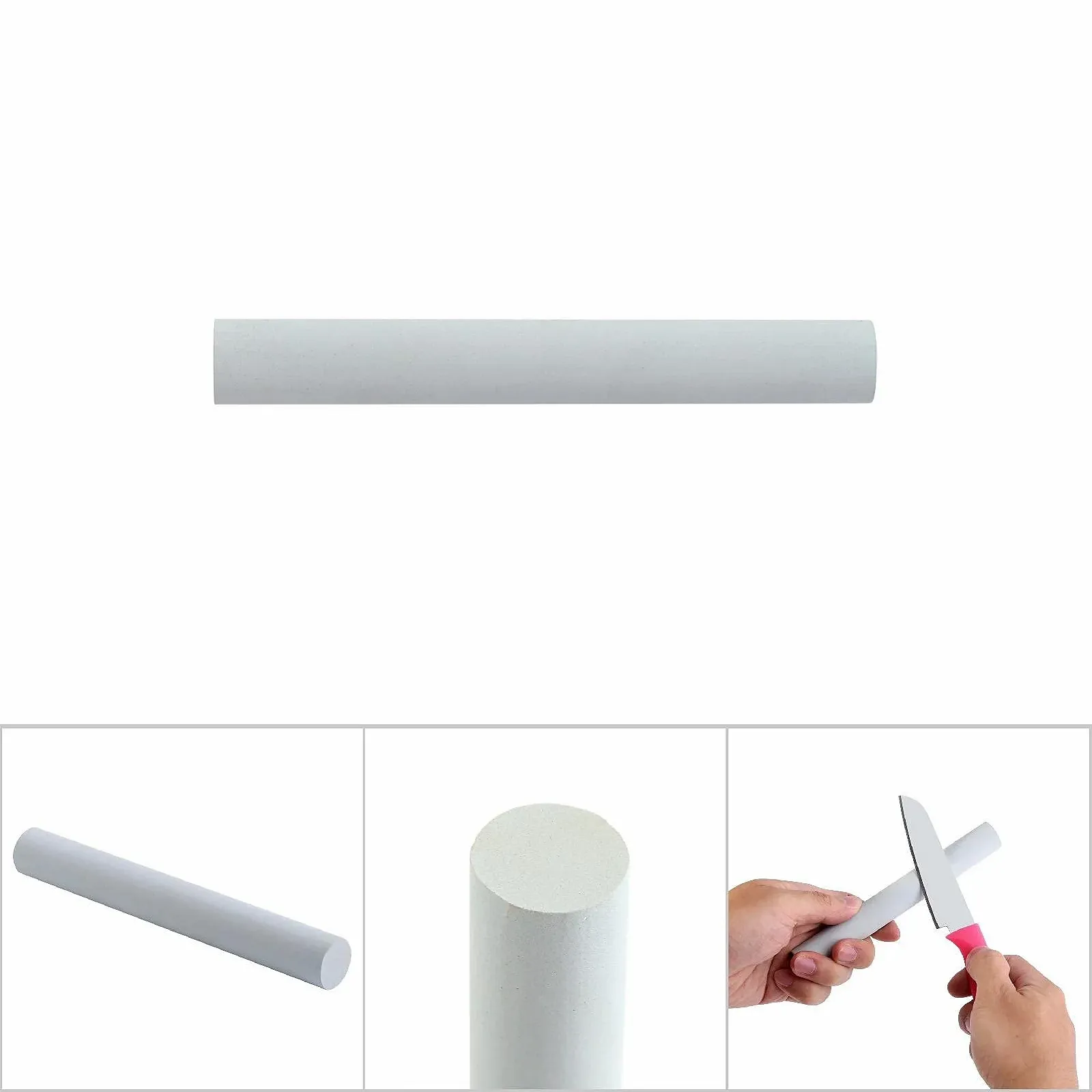 Точильний камінь циліндричний 800# Grit 150x20x20 мм Зелений Динас, фото №3 Точильний камінь циліндричний 800# Grit 150x20x20 мм Зелений Динас, фото №3