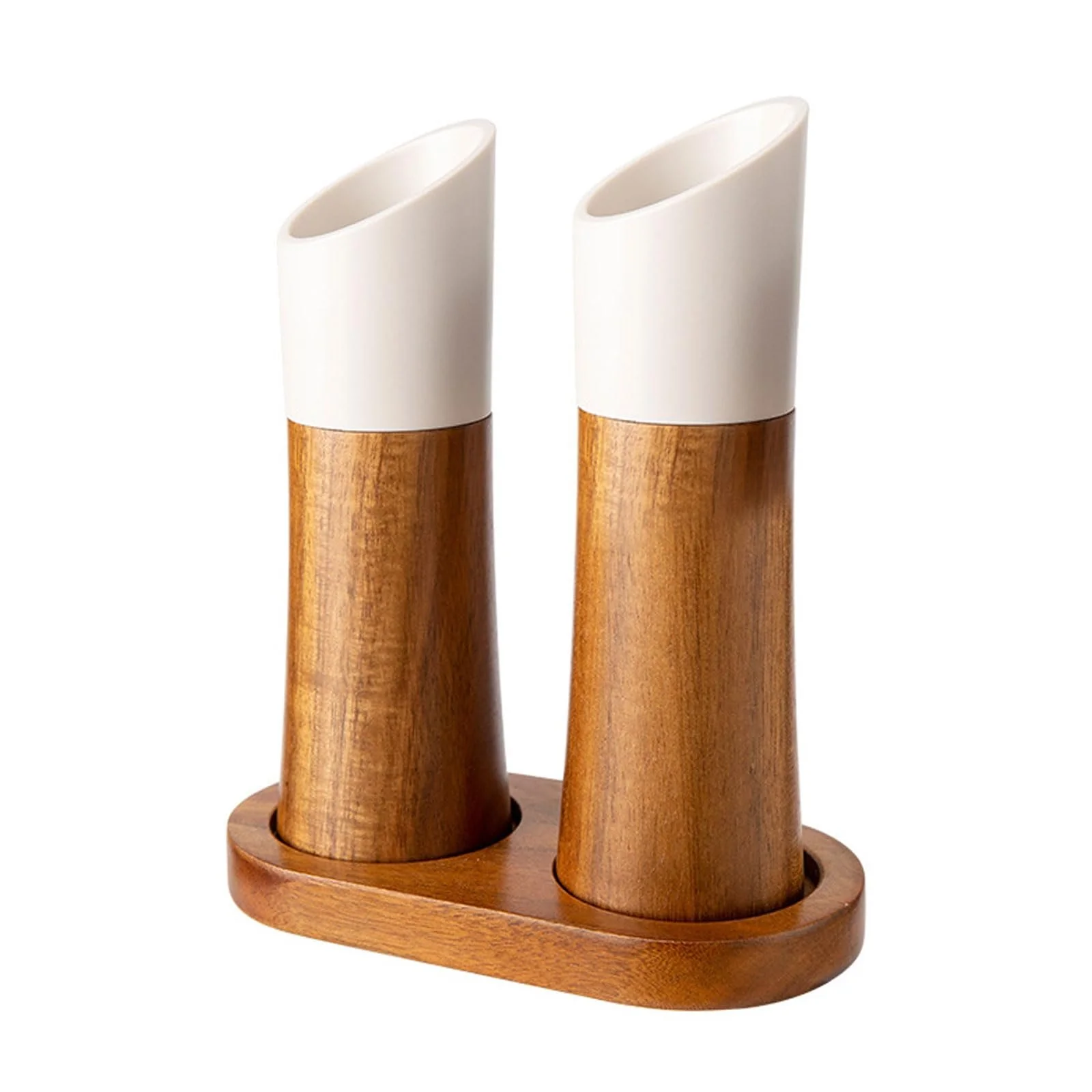 Ручний млин для солі та спецій з дерева, регульований механізм помелу, функціональна дерев'яна, фото №4 Ручний млин для солі та спецій з дерева, регульований механізм помелу, функціональна дерев'яна, фото №4