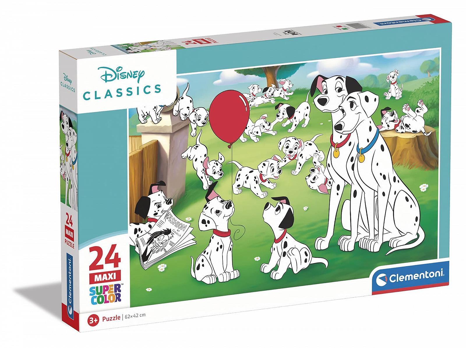 Пазл Clementoni Supercolour 24245 Классика Disney 24 макси-элемента, фото №1