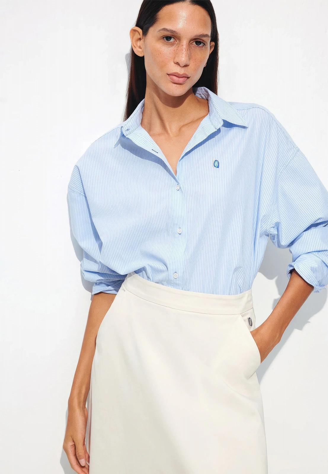 Жіноча сорочка MAVI STRIPE BLOUSE Light Blue - L, фото №1