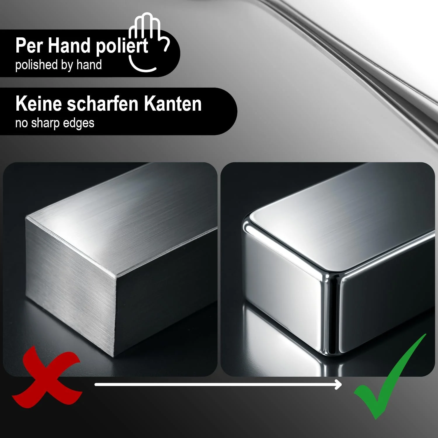 Ложка для коктейлів COM-FOUR нержавіюча сталь Розмір: 20 см Колір: срібний, фото №4