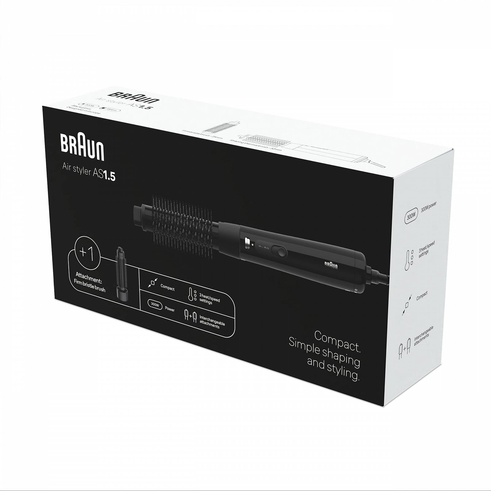 Фен-щетка Braun AS1.5 BRAS150E 300 W Черная, фото №7