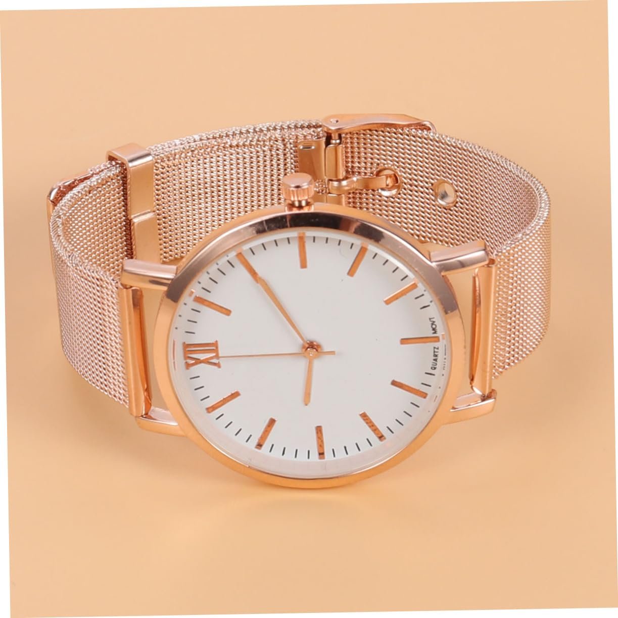 Часы Кварцевые LIFKOME C сетчатым браслетом, элегантные, Rose Gold, фото №9