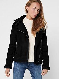 Куртка ONLY ONLDIANA BONDED AVIATOR JACKET CC OTW 15205618 Черный M - Фото 1