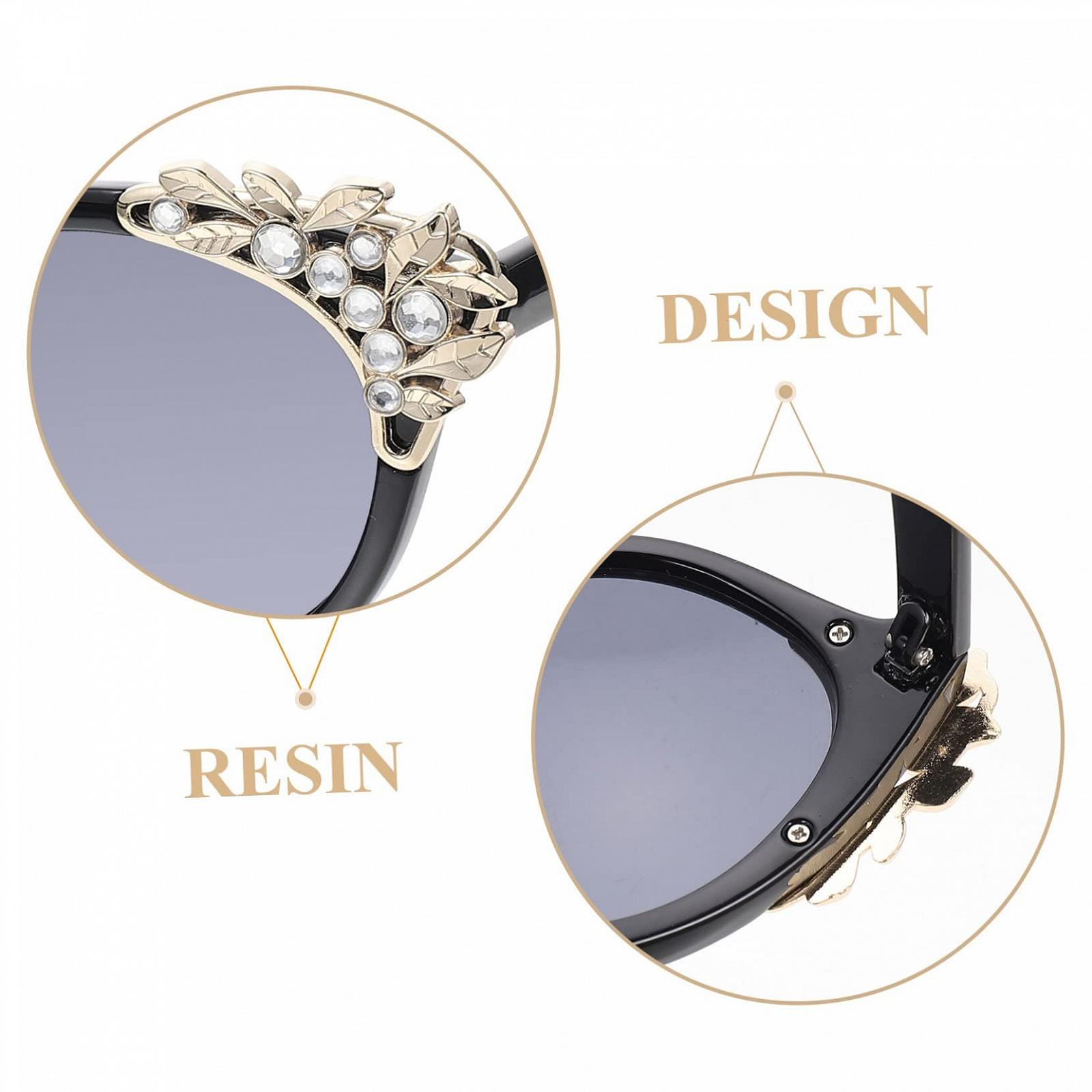 Сонцезахисні окуляри Діамантові PACKOVE Набір з 3 шт Чорний, фото №5