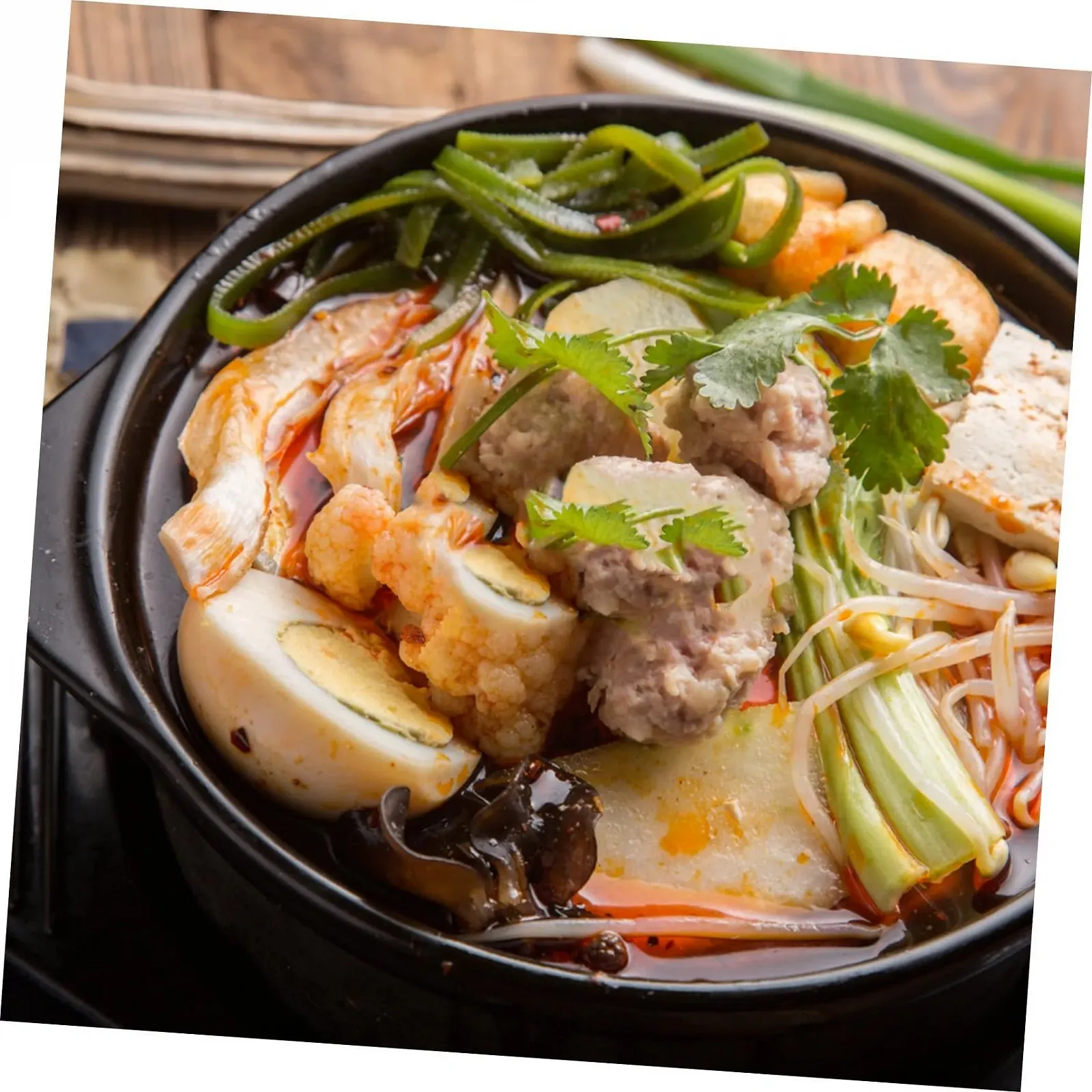 Кастрюля-жаровня VALICLUD алюминиевая антипригарная черная для риса и курицы, фото №3