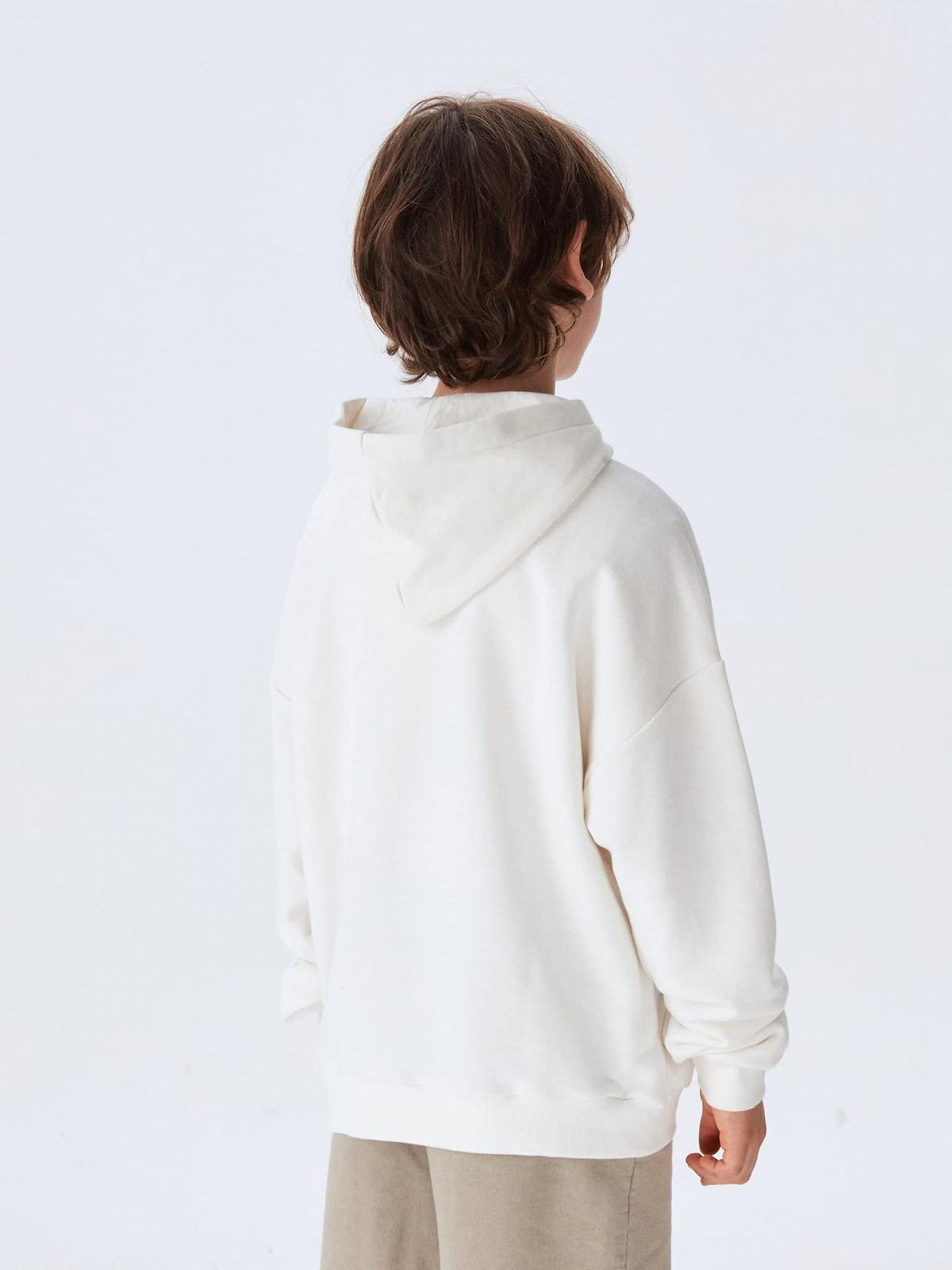 Толстовка с капюшоном для мальчиков LTB Jeans Tohoco, Off White 105, 8 лет, фото №4 Толстовка с капюшоном для мальчиков LTB Jeans Tohoco, Off White 105, 8 лет, фото №4