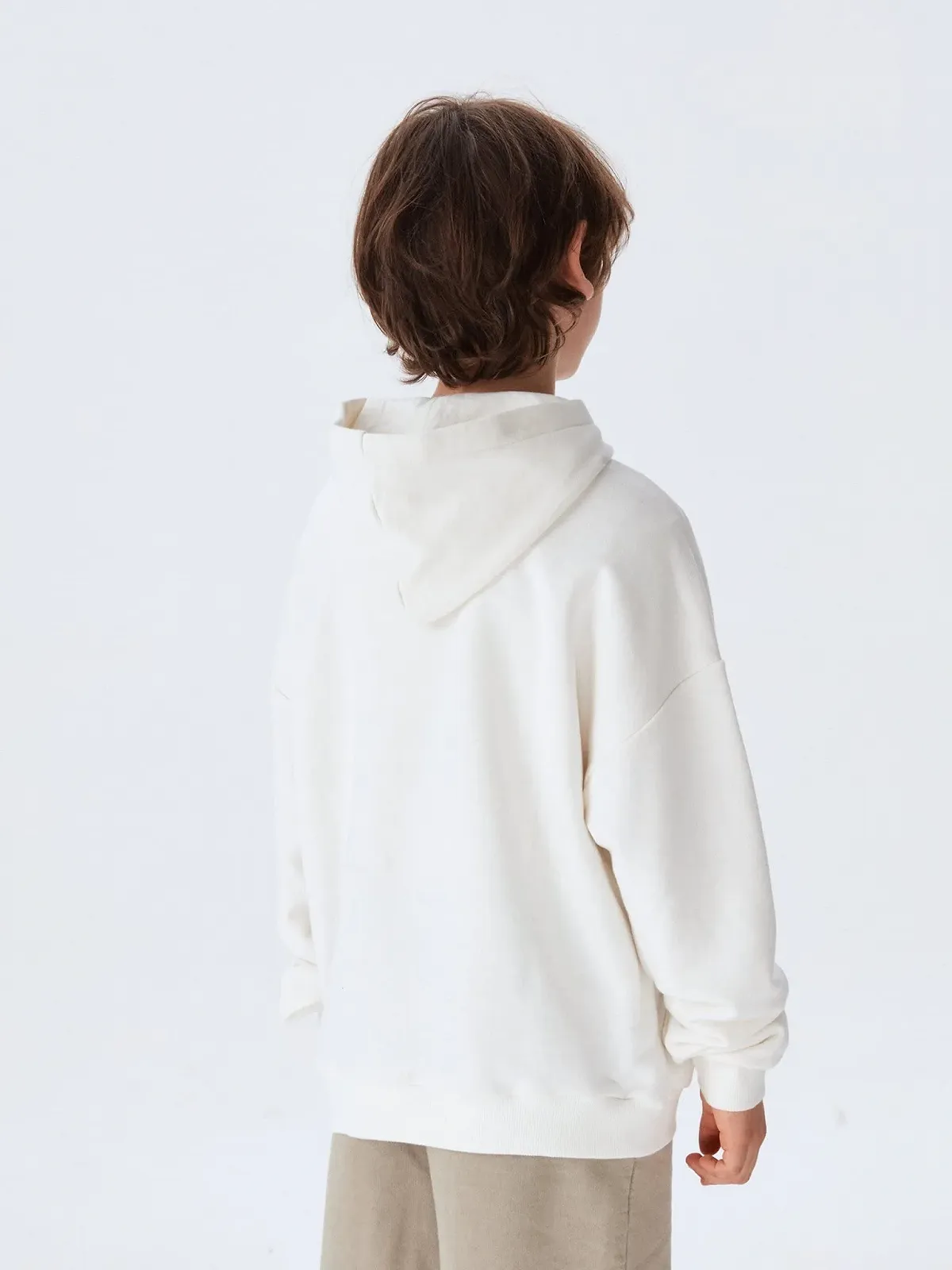 Толстовка з капюшоном для хлопчиків LTB Jeans Tohoco, Off White 105, 8 років, фото №4