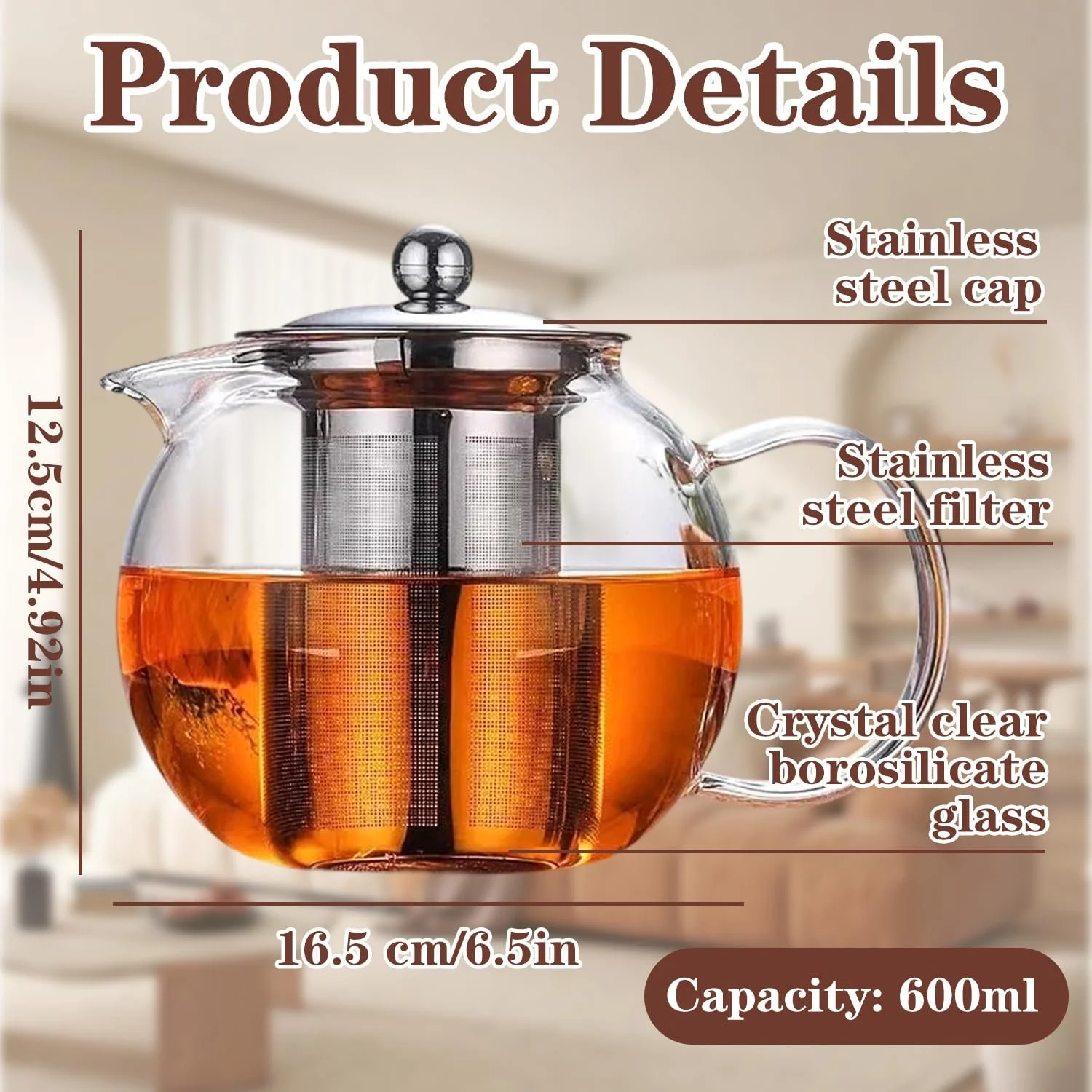 Заварник с крышкой и соломинкой Creative Travel Mug Cola Mug 473 мл, фото №3