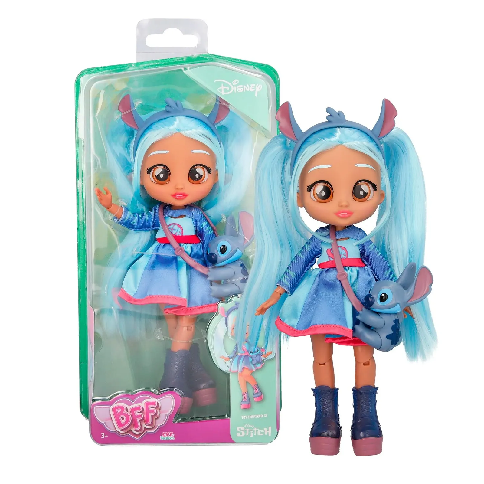 Модна лялька BFF BY CRY BABIES Disney Stitch в одязі Stitch, з аксесуарами для укладання, іграшка та подарунок для дітей віком від 3 років, фото №1 Модна лялька BFF BY CRY BABIES Disney Stitch в одязі Stitch, з аксесуарами для укладання, іграшка та подарунок для дітей віком від 3 років, фото №1
